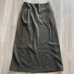 UNIQLO ダークグリーンタイトスカート M
