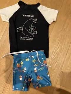 ベビー水着セット クマデザイン サイズ90