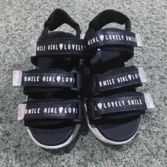 女児　厚底サンダル　女子20cm