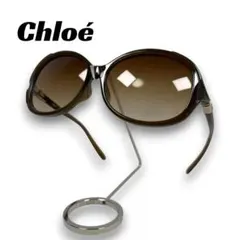 Chloé クロエ サングラス CL2278 べっ甲調ブラウン ロゴ金具
