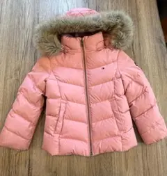 TOMMY HILFIGER キッズ ダウンコート ピンク