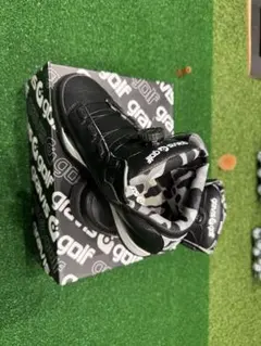 gravis golf ゴルフシューズ ブラック ダイヤル式 25.5cm - メルカリ