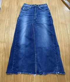 【アメリカンホリック】デニム タイトスカート カットオフ加工のサムネイル