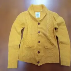 ２月中に処分します！ ショールカラーカーディガン ケーブル編み