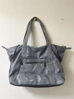 Kipling ボストンバッグ アートエム グレー カモフラ柄のサムネイル
