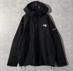 【海外モデル】ノースフェイス 刺繍ロゴ マウンテンパーカー ナイロン 袖ロゴ M