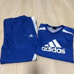 adidas ジャージ上下セット ブルー