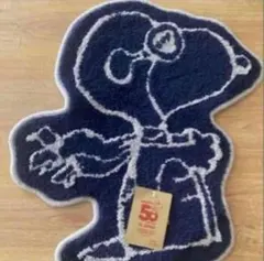 PEANUTS スヌーピー ダイカットマット フライングエース 50th