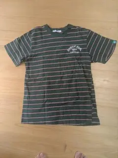 rockin'on 緑 ストライプ Tシャツ M　ジャパン　ジャム