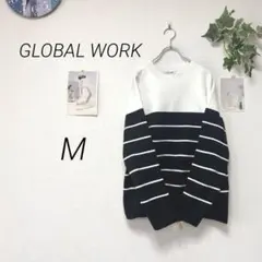 10871-2 グローバルワーク GLOBAL WORK ダンボールニット Mのサムネイル