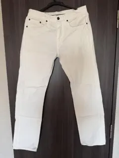 Levi's 505 W31L32 ホワイト ストレートパンツ