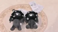 黒ミャクミャク(立ち・座りセット) カラビナ、タグ付き　新品未使用