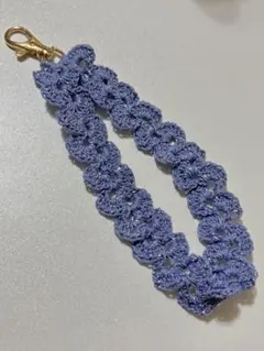 かぎ針編み　携帯ハンドストラップ