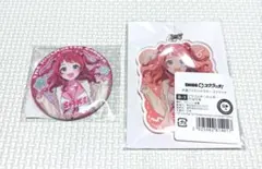 学マス dmmスクラッチ グリッター缶バッジ アクリルキーホルダー 花海咲季