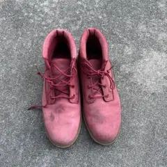Timberland 赤 スエード ワークブーツ