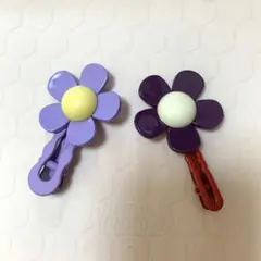 ♥︎新品♥︎花形ヘアピン　ヘアクリップ　髪留め2個セット