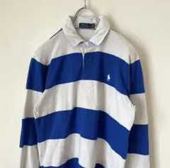 Polo Ralph Lauren ラガーシャツ ボーダー Lのサムネイル