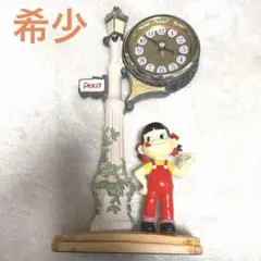 ペコちゃん壁掛け時計 非売品 振子時計 不二家 SEIKO 『レア物