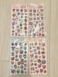 3Dシール　たまごっちシール4枚セット