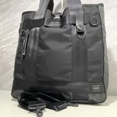 美品✨ ポーター HEAT トートバッグ 2way マチ拡張 マグライト点灯！