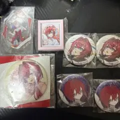 アンジュ・カトリーナ 缶バッジ×5 マグネット7thAnniversaryカード