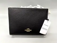 【新品未使用】COACHレザーショルダー/クラッチバッグCAT21IMBLK