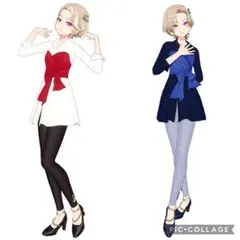 ドレッシーシャツ プリマジ フルコーデ