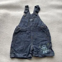 OshKosh B'gosh ロボット刺繍 デニム オーバーオールのサムネイル