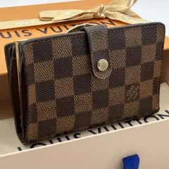 ルイヴィトン ダミエ ポルトフォイユ ヴィエノワ がま口 カード8枚