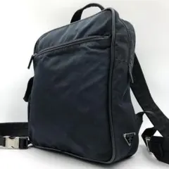 【激レア】プラダ リュック バックパック 三角ロゴ ネイビー ナイロンのサムネイル