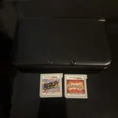 ニンテンドー New 3DS LL ブラック リズム天国 ポケモンサン 付き