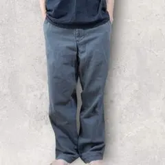 DOCKERS 古着 ワークパンツ ストレート グレー 33×30のサムネイル