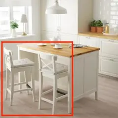 IKEA INGOLF バースツール ホワイト - メルカリ