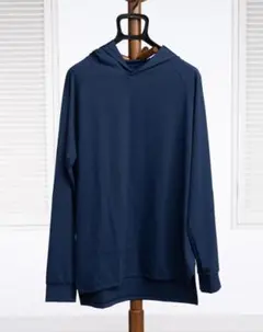 FIOBOC スムースブレンド スプリットヘム フーディー　M 未使用品