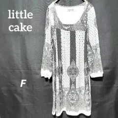 ブラック&ホワイト ドット&ペイズリー 柄 長袖チュニック ワンピース