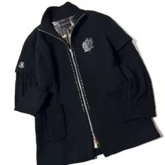 美品】VALENZA バレンザ ラインストーン シアージャケット 黒 44 