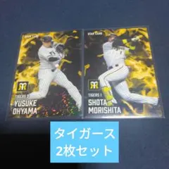 プロ野球チップス2025　阪神タイガース　スターカード　2枚セット