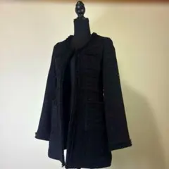 MERCURYDUOツイードノーカラージャケットラメ マーキュリーデュオ七五三