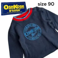 オシュコシュOSHKOSH B'GOSH トレーナー 90 ネイビー 長袖のサムネイル