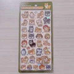 【正規品】ボンボンドロップシール　和柄　柴犬