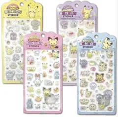 韓国限定 ポケモン ポケピース CANDY BONBONシール 4個セット
