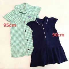 2点セット売り　ブリーズ　ユニクロ　ワンピース　90cm　95cm　女の子