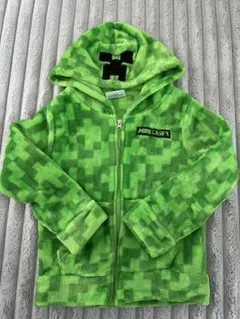 マインクラフト クリーパー フリースパーカー 130cm