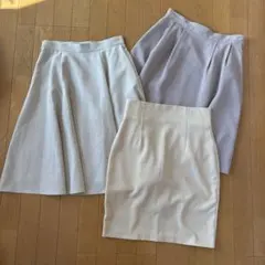 売り切り値下げ✨美品　オフィススカート3点セット　サイズM
