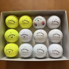 【即日発送】Callawayゴルフボール 12個セット　CHROME TOUR