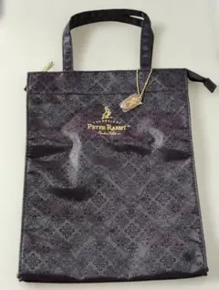 【非売品】チャーム付き♪高級感素材 ピーターラビット 縦型トートバッグ