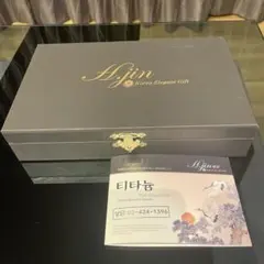 【新品未使用】チタン製 スプーン＆箸セット H.jin 高級ギフト 箱付きのサムネイル
