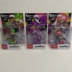 新品 スプラトゥーン amiibo ボーイ ガール イカ ネオン アミーボ