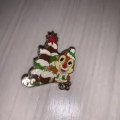 ディズニーピンバッチ　クリスマス限定　デール