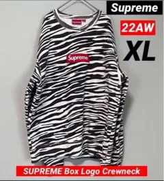 Supreme ゼブラ　ボックスロゴ supreme Box Logo Crewneck Zebra ボックスロゴ ゼブラ｜Yahoo